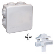 Boite De Dérivation à Embouts Grise Pour Circuits De Sécurité