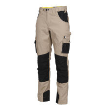 PANTALON ADAM BEIGE/NOIR