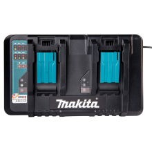 CHARGEUR DOUBLE MAKITA DC18RD 14,4-18V 