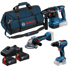PACK TRIO BOSCH 18V/4A 