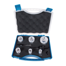 VALISE 6 SCIES CLOCHES COBALT CONEXY SET PLOMBIER Ø19-57