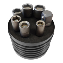 COFFRET 6 DOUILLES MAGNETIQUES + 1 ADAPTATEUR 1/2 STD