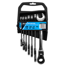 JEU 7 CLES MIXTES CLIQUET T.INCLINABLES FLEXO Ø8-19