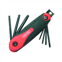 JEU 7 CLES MALES TORX PERCEES SUR MONTURE