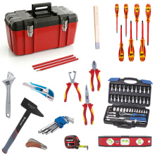 CAISSE OUTILS US 50 ELECTRICIEN COMPRENANT :