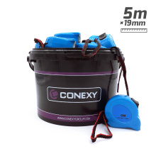 SEAU 12 METRES RUBAN AUTOFLUO 5MX19MM COMPRENANT: