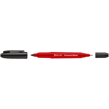 MARQUEUR PERMANENT NOIR CB 2 POINTES FINES DELION