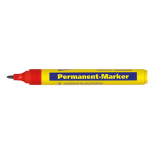 MARQUEUR PERMANENT POINTE FINE ROUGE