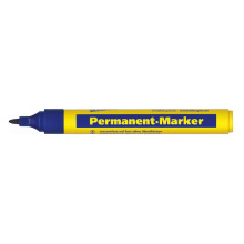 MARQUEUR PERMANENT POINTE FINE BLEU
