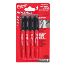 SET 4 MARQUEURS POINTE FINE 0.6MM INKZALL