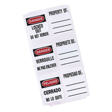 LOT 50 ETIQUETTES AUTOCOL 'DANGER'' POUR CADENAS