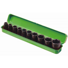 COFFRET 10 DOUILLES CHOC 1/2'' Ø10-27