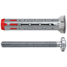 CHEVILLE METALLIQUE POUR CORPS CREUX AVEC VIS