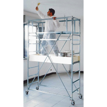 ECHAFAUDAGE ROULANT INDOOR 1.60X0.67M H.TRAVAIL 3.46M