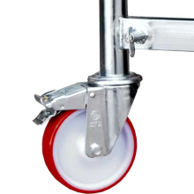 ROUE ECHAFAUDAGE AVEC FREIN POKER Ø125