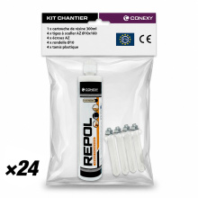 KIT SCELLEMENT CHIMIQUE 24PCS COMPRENANT :