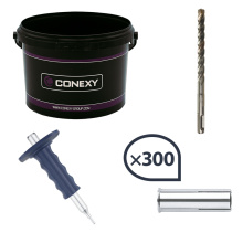 SEAU CHEVILLES A FRAPPER METAL M10 COMPRENANT: