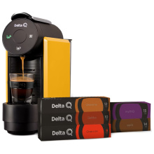 MACHINE A CAFE MINI QOOL + ASSORTIMENT 50 CAPSULES CAFE